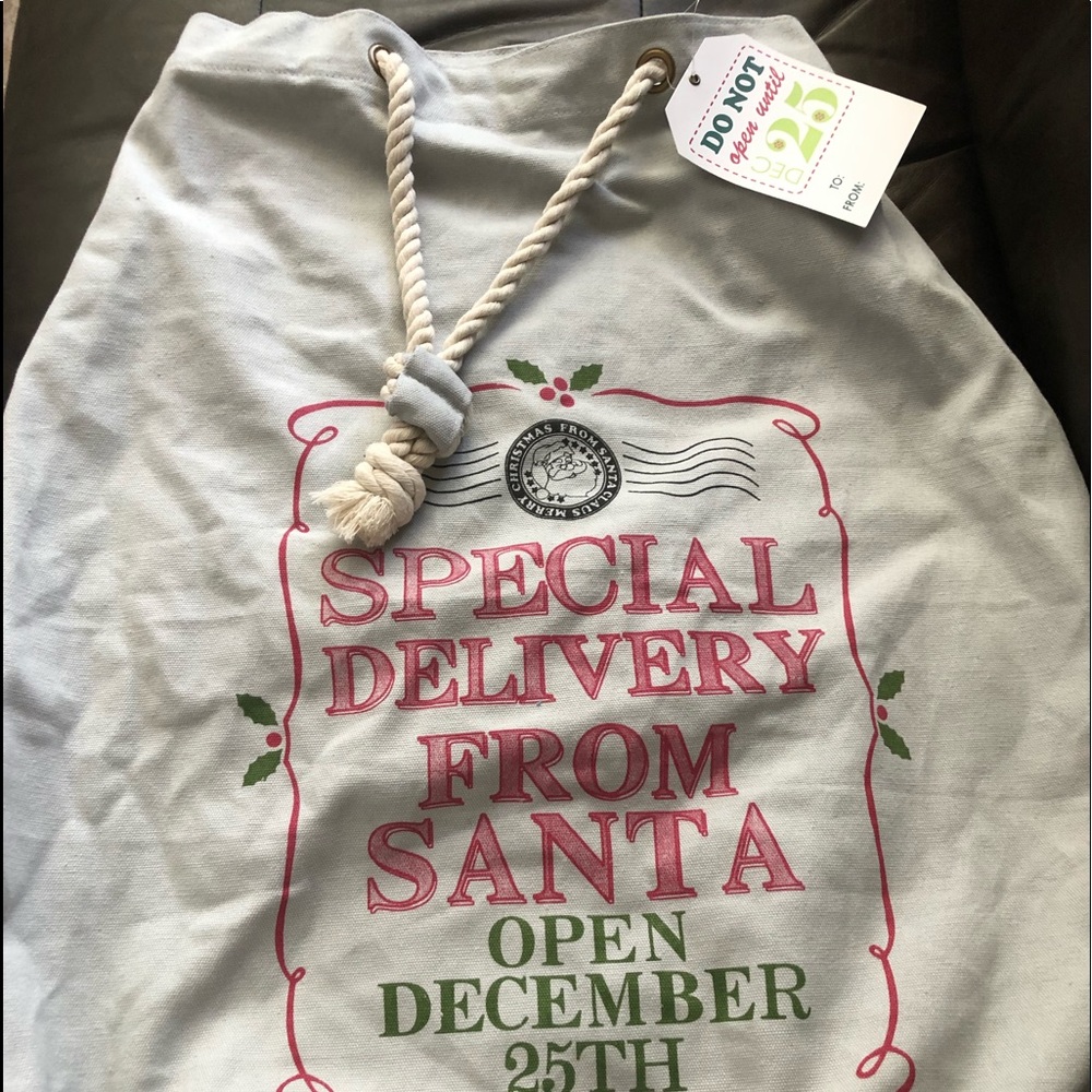 Canvas holiday tote (seasonal )